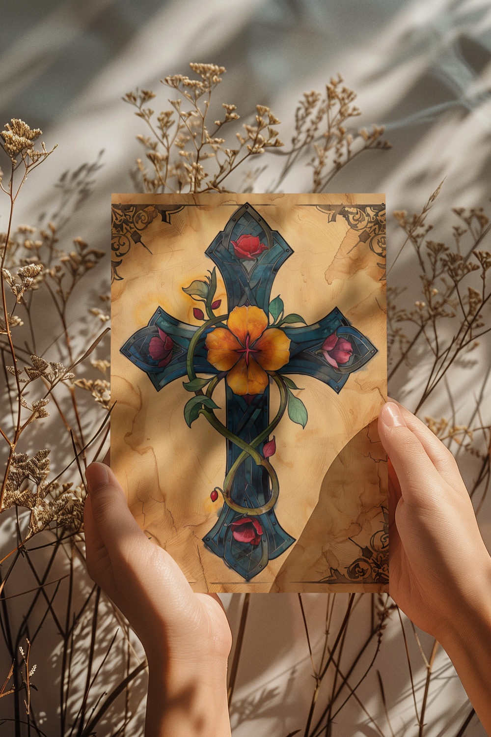 Celtic Cross 4 - Make it yourself - Instant Artwork