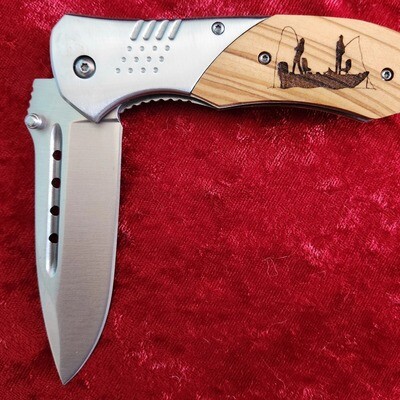 Super Smooth Wood Handled Knife