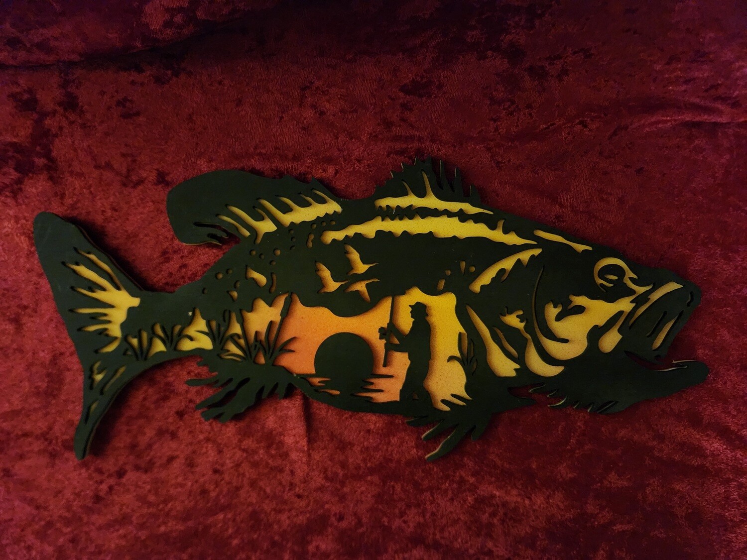 Largemouth Bass Art Piece