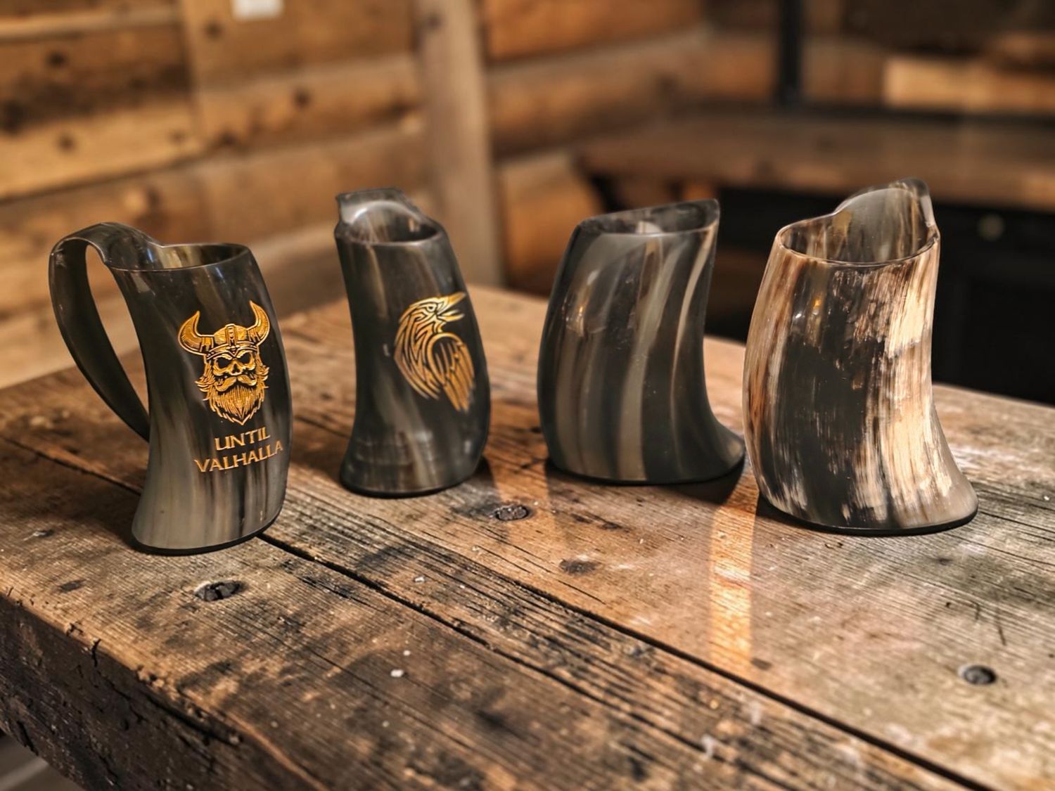 REAL OX HORN TANKARDS