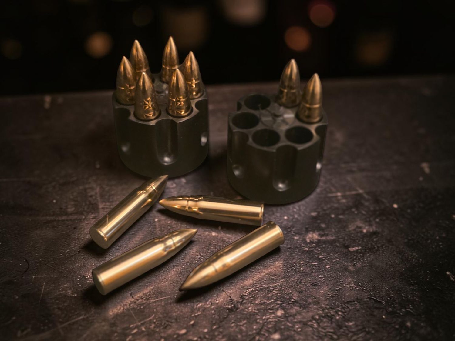 "BULLET" WHISKEY STONES