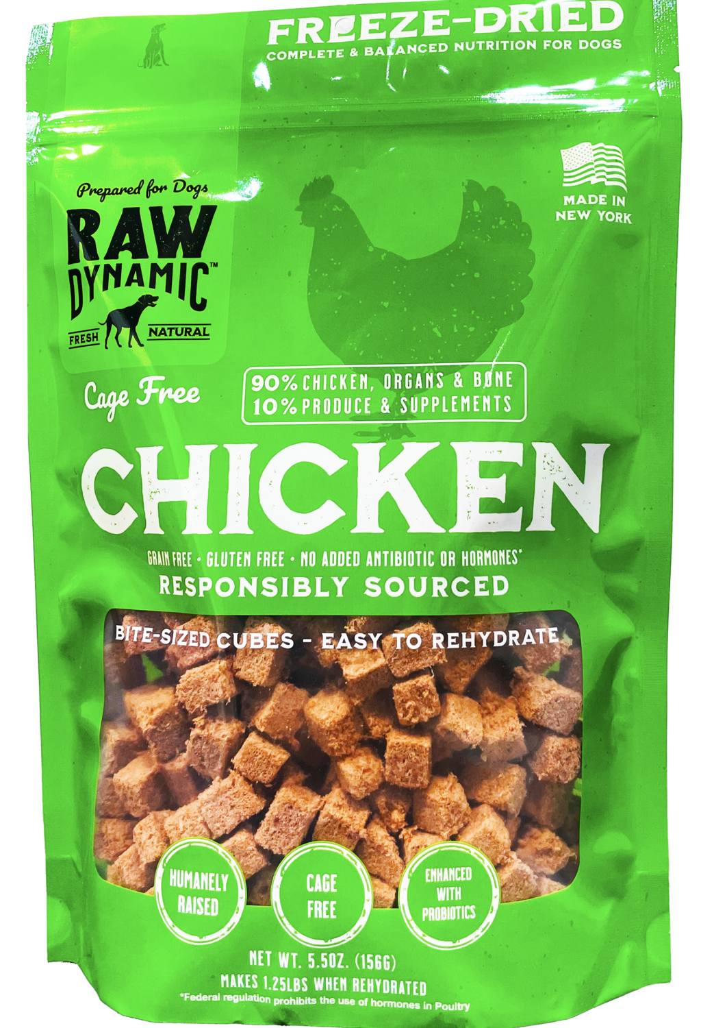 Raw Dynamic Freeze Dried Chicken 5.5oz