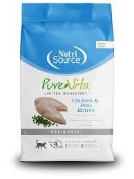 Nutrisource PureVita Cat GF Chicken &amp; Peas 4lb