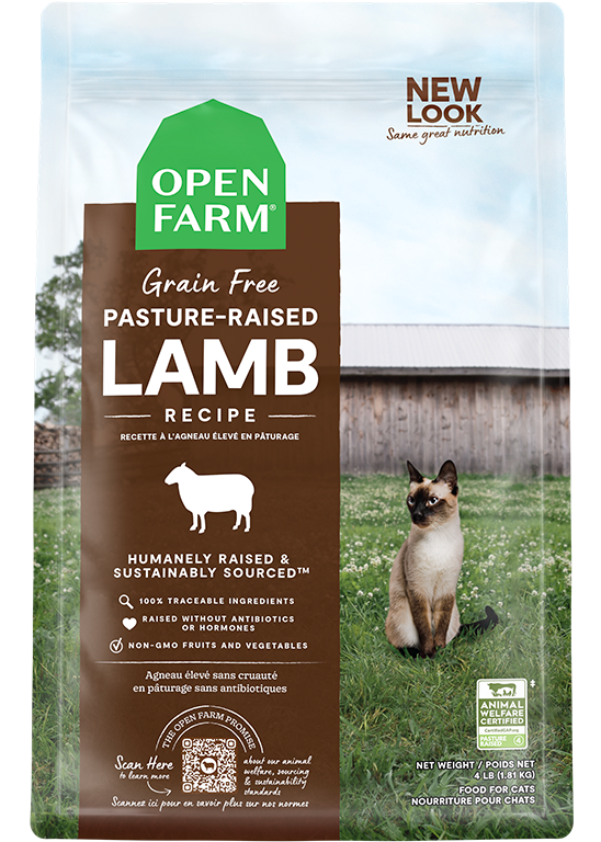 Open Farm Cat DRY Pasture Raised Lamb 4lb