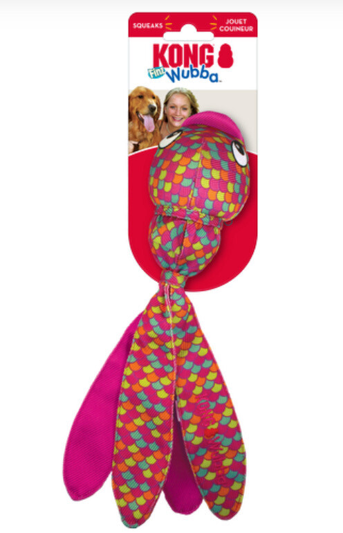 Kong Finz Wubba Pink Large