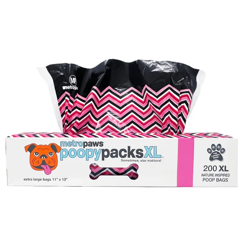 Metro Paws Poopy Packs 200 XL Rolls (Pink)