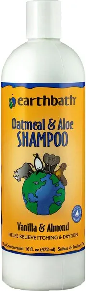 Earthbath Oatmeal &amp; Aloe  Vanilla &amp; Almond Shampoo 16oz