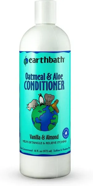 Earthbath Oatmeal &amp; Aloe Conditioner Vanilla &amp; Almond 16oz