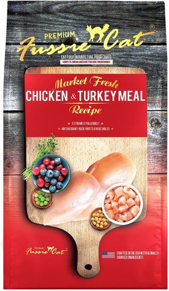Fussie Cat Dry Chicken &amp; Turkey 3.5lb