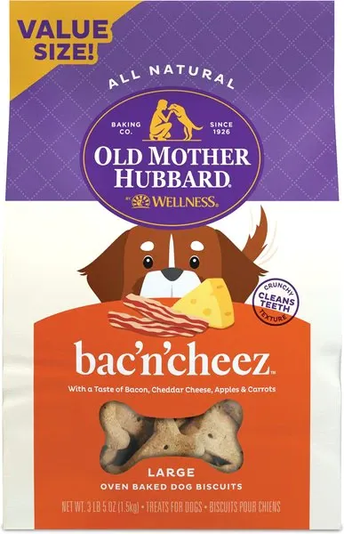 Old Mother Hubbard Bac&#39;N&#39;Cheese Oven Baked Biscuits 3lb