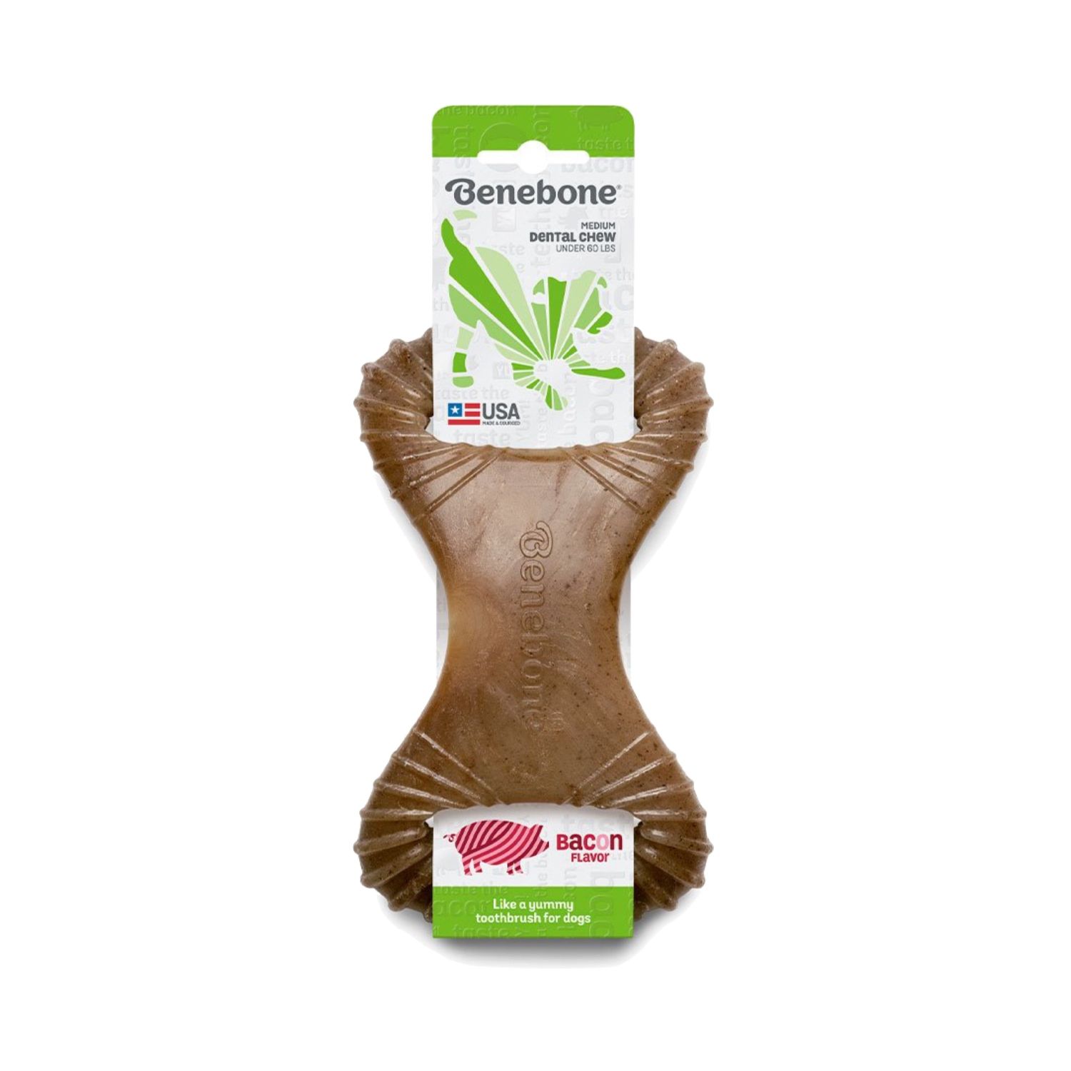 Benebone Dental Chew Bacon Medium