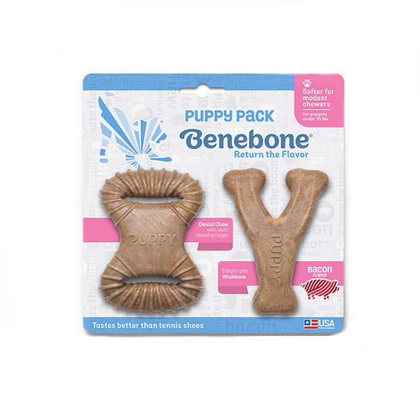 Benebone Puppy Dental Chew &amp; Wishbone 2 Pack