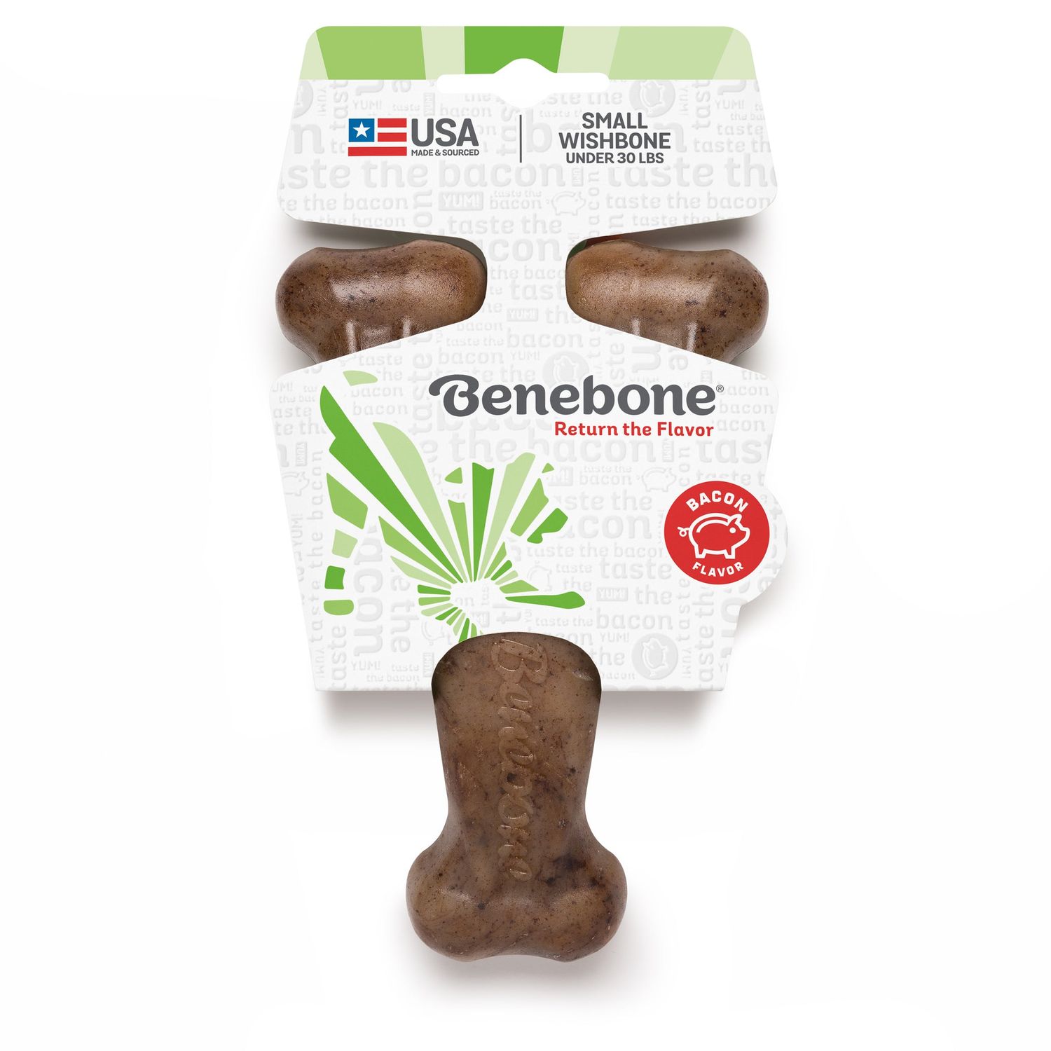 Benebone Wishbone Bacon Small