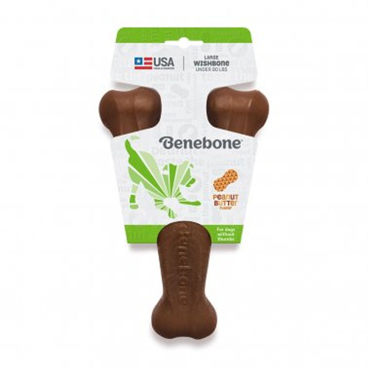 Benebone Wishbone Peanut Large