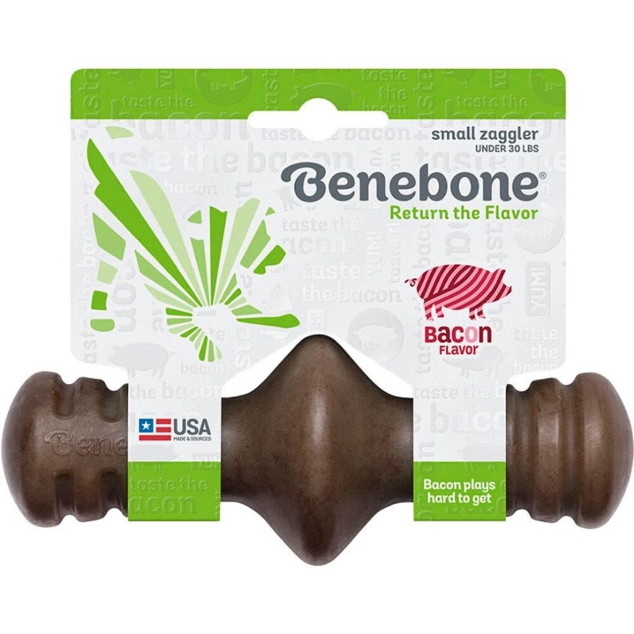 Benebone Zaggler Bacon Small