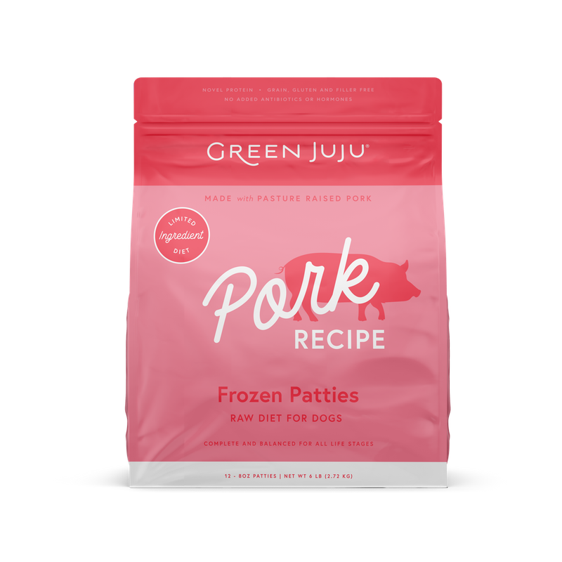Green Juju Frozen Pork Patties 6lb