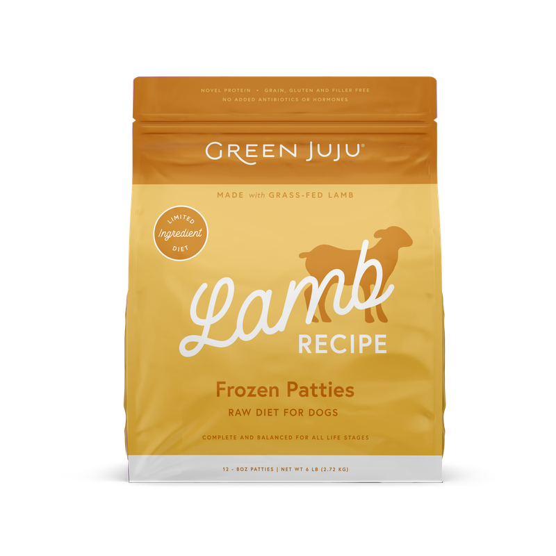 Green Juju Frozen Lamb Patties 6lb
