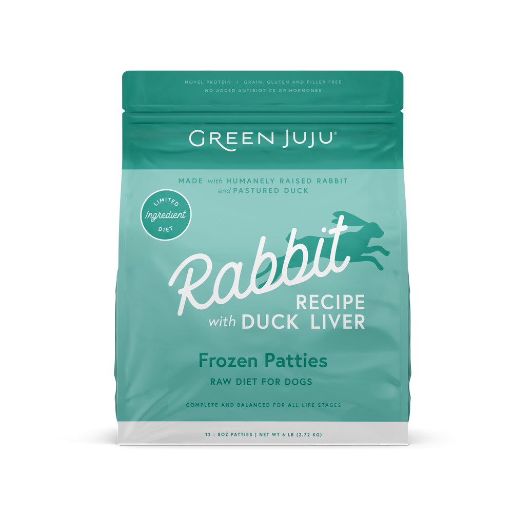 Green Juju Frozen Rabbit &amp; Duck Sliders 3lb