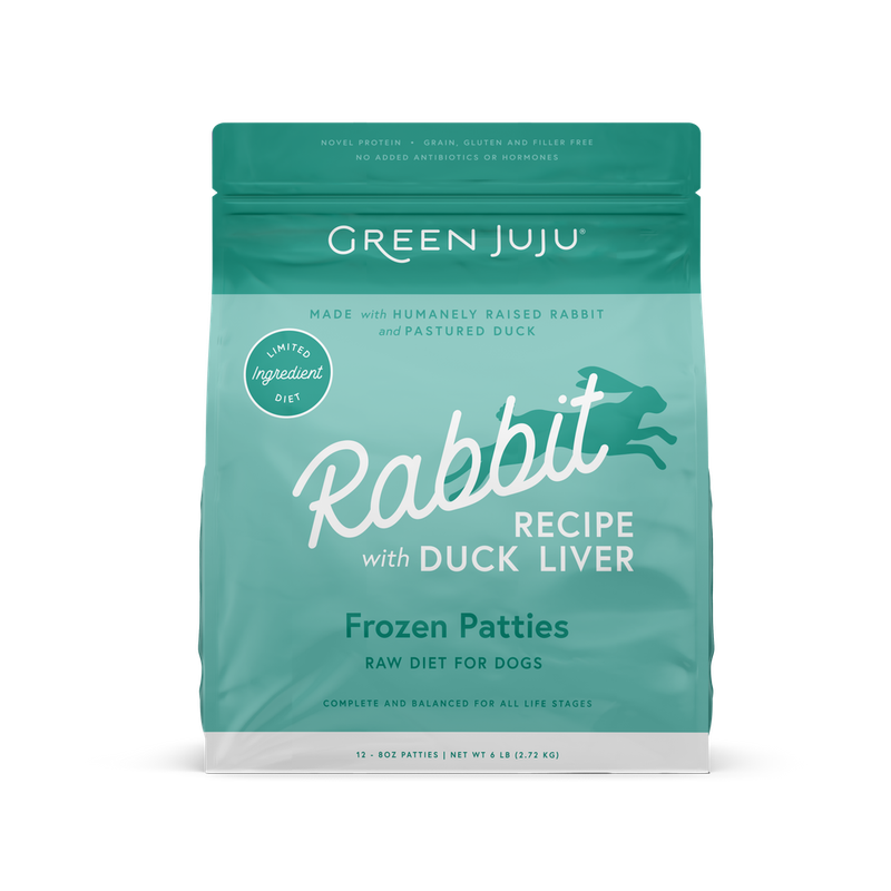 Green Juju Frozen Rabbit &amp; Duck Sliders 3lb