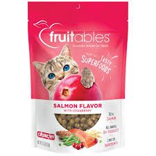 Fruitables Cat Crunchy Treat Salmon &amp; Cranberry