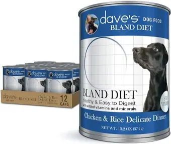 Dave&#39;s Dog Bland Diet - Chicken &amp; Rice Formula 13.2oz