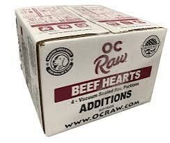 OC Raw Additions Beef Hearts Single Pack 8oz
