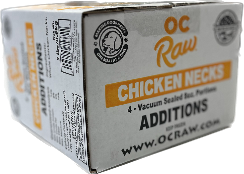 OC Raw Additions Chicken Necks 1 Pack 8oz