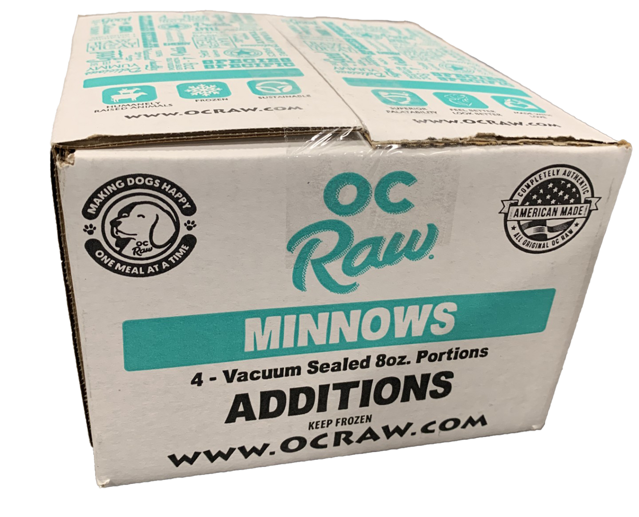 OC Raw Additions Minnows Single Pack 8oz