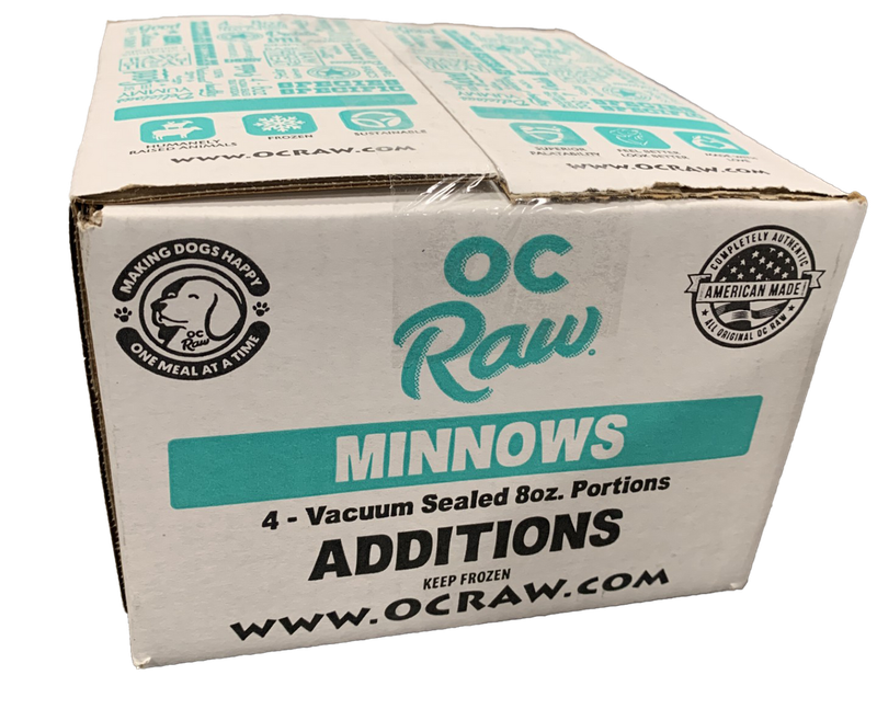 OC Raw Additions Minnows Single Pack 8oz