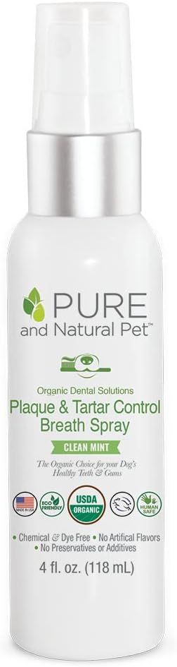 Pure &amp; Natural Pet Breath Spray 4 fl oz