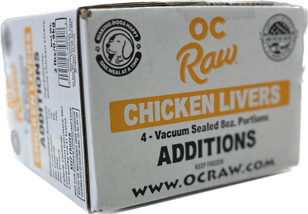 OC Raw Additions Chicken Livers Single Pack 8oz