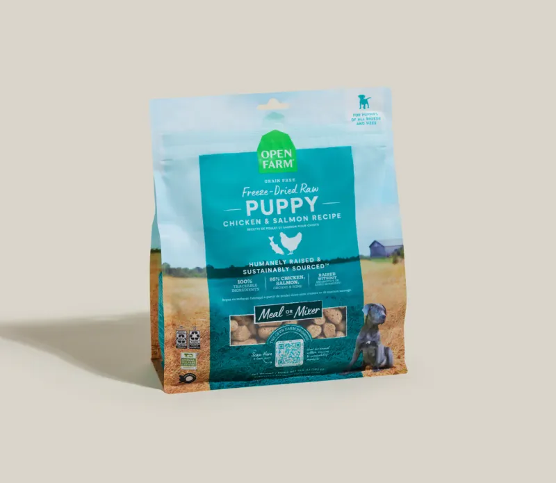 Open Farm Freeze Dried Puppy Chicken &amp; Salmon 13.5oz