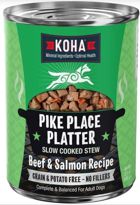 Koha Pike Place Platter Beef &amp; Salmon Stew 12.7oz