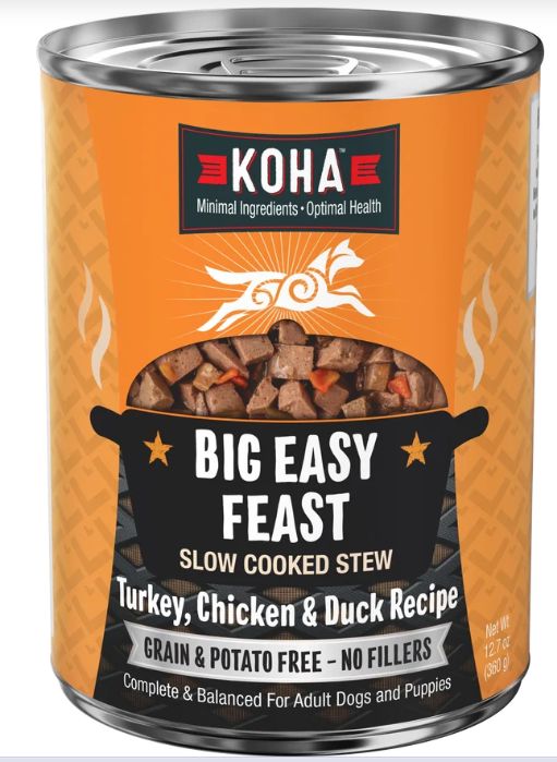 Koha Big Easy Feast Turkey Chicken &amp; Duck Stew 12.7oz