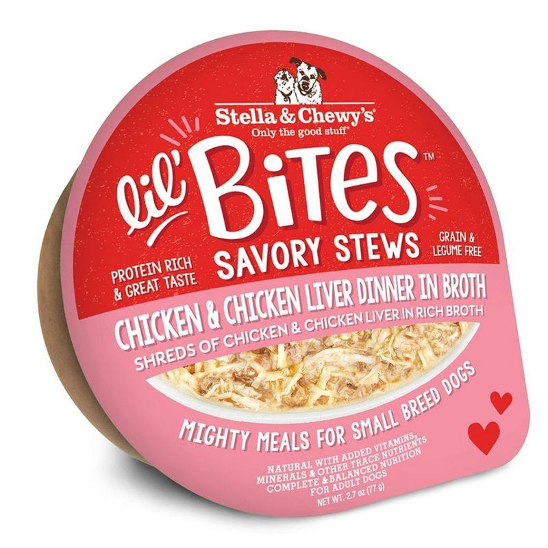 Stella &amp; Chewy's Lil Bites Savory Stews Chicken &amp; Liver Dinner 2.7oz