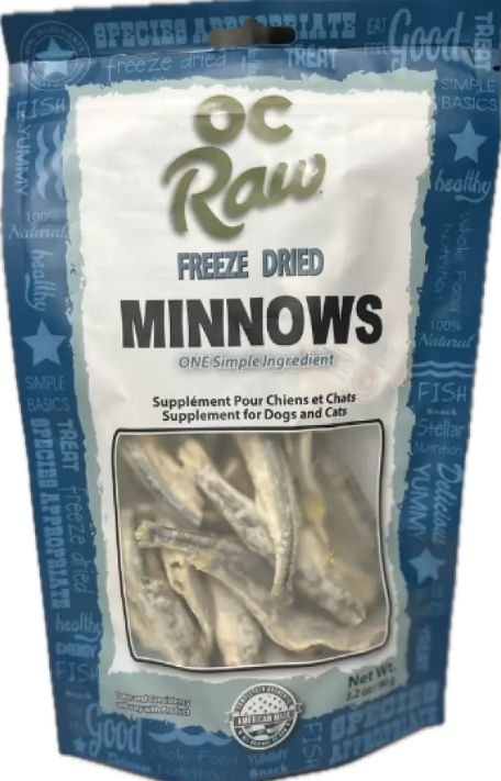 OC Raw Treats Minnows 3.2oz