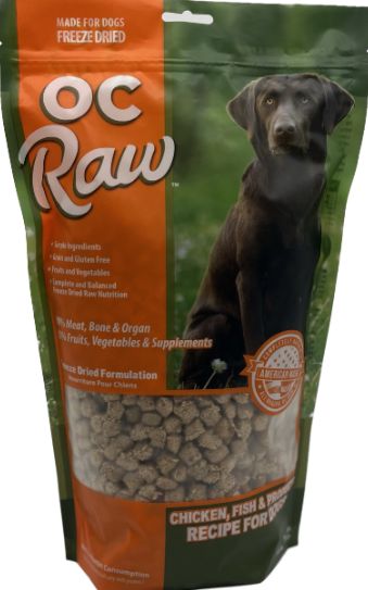 OC Raw Freeze Dried Meaty Rox Chicken &amp; Fish 20oz