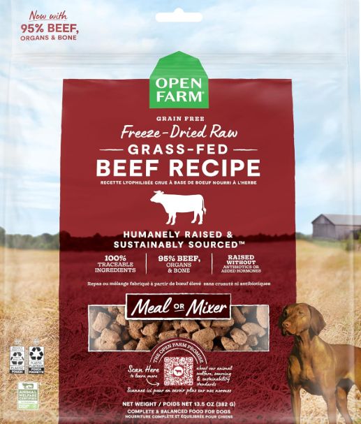 Open Farm Freeze Dried Beef 13.5oz