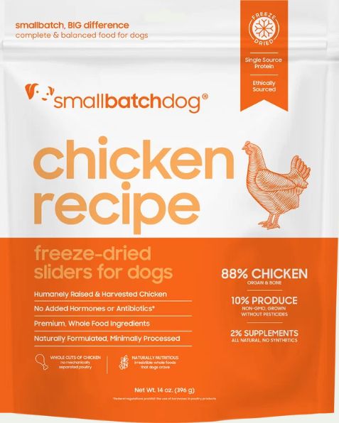 Smallbatch Dog Freeze Dried Chicken 14oz