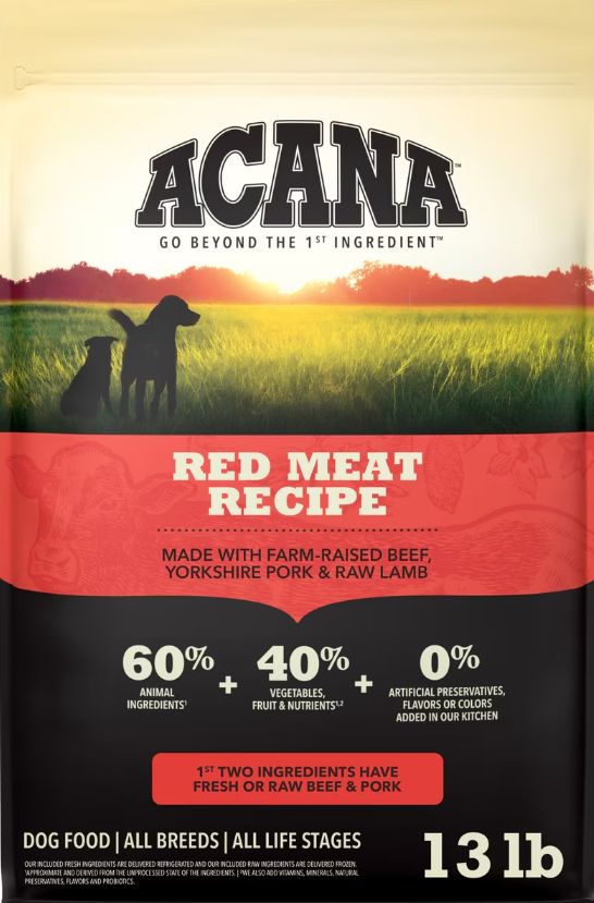 Acana Heritage Red Meat Formula 13lb