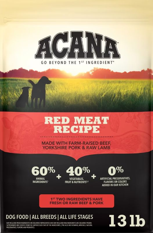 Acana Heritage Red Meat Formula 13lb