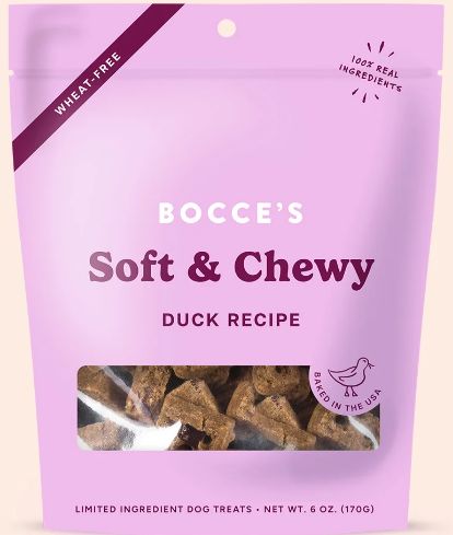 Bocce's Soft &amp; Chewy Duck 6oz