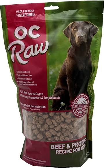 OC Raw Freeze Dried Meaty Rox Beef 20oz