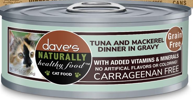 Dave's Cat Tuna &amp; Mackerel 5.5oz (ALL SALES FINAL)