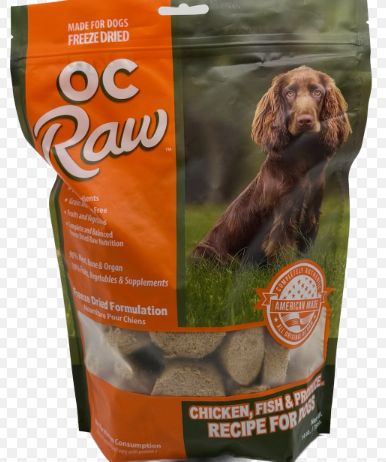 OC Raw Freeze Dried Sliders Chicken &amp; Fish 14oz
