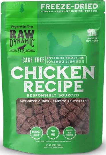 Raw Dynamic Freeze Dried Raw Chicken 14oz