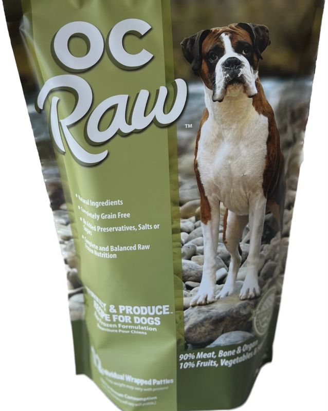 OC Raw Frozen Patties Turkey &amp; Produce 6lb