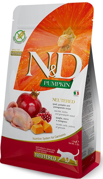 Farmina Pumpkin Neutered Quail Pumpkin 3.3lb
