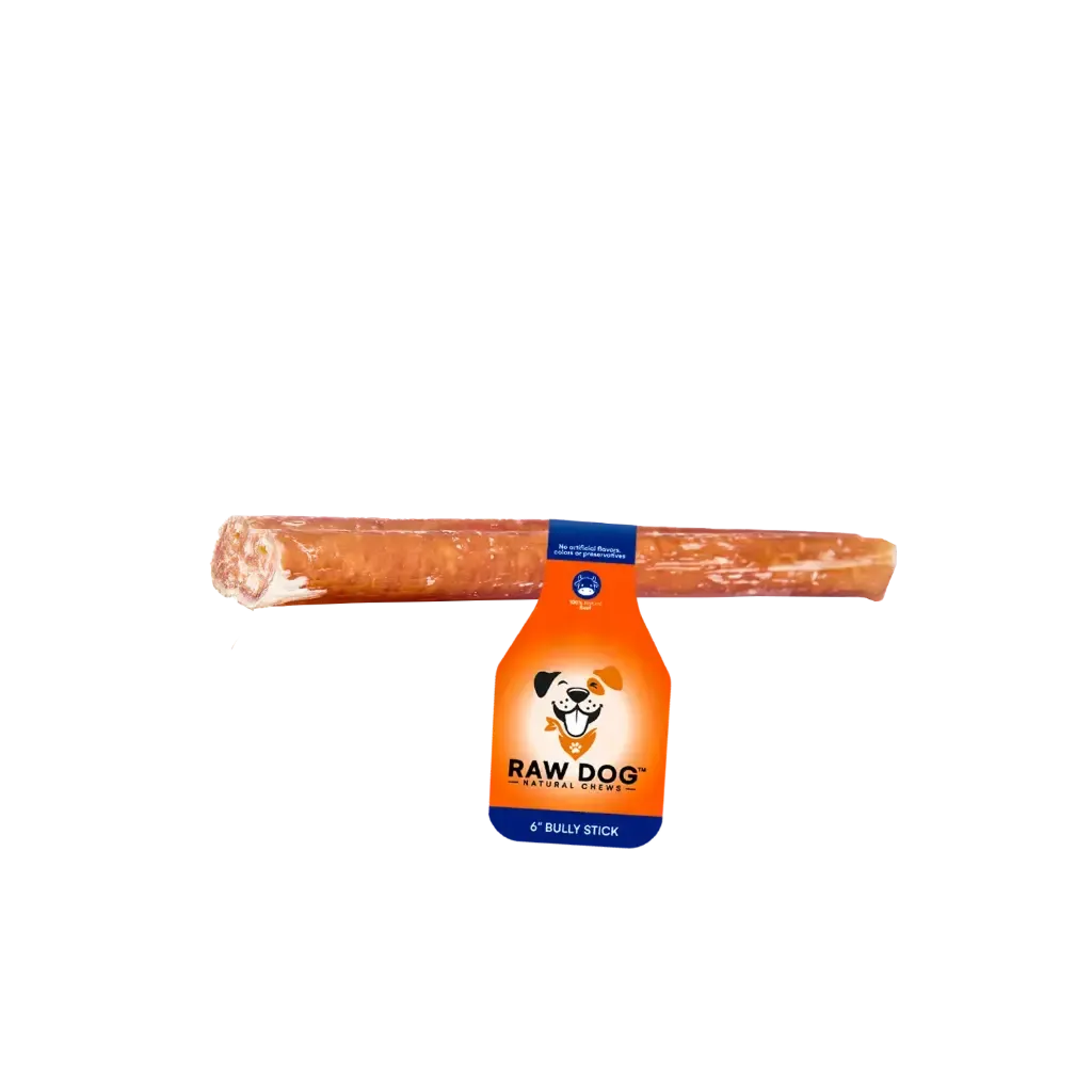 Raw Dog Regular Bully Stick 6"