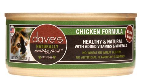 Dave's Cat Chicken Formula 5.5oz